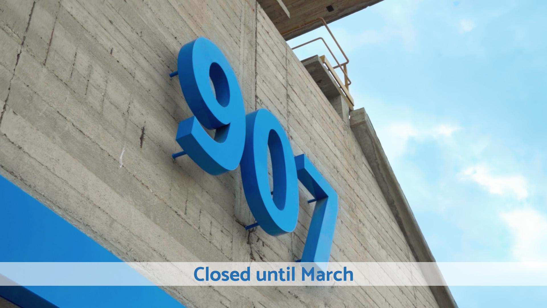 AREA907 – Temporary Closure for Annual Maintenance